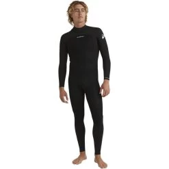 Quiksilver 2024 Hommes Prologue 5/4/3mm GBS Back Zip Combinaison Néoprène -Freedive Soldes 2024 hommes prologue 543mm gbs back zip combinaison neoprene 5