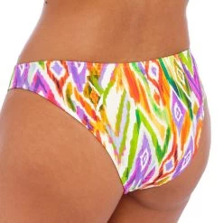 Bas De Bikini échancré Imprimé Coloré Tusan Beach -Freedive Soldes bas de bikini echancre imprime colore tusan beach 1