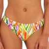Bas De Bikini échancré Imprimé Coloré Tusan Beach -Freedive Soldes bas de bikini echancre imprime colore tusan beach