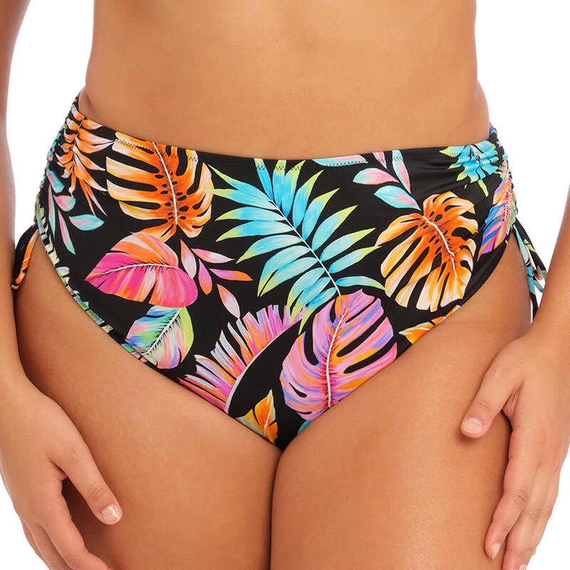 ELOMI Bas De Maillot Ajustable Taille Haute Tropical Falls 3 ELOMI Bas De Maillot Ajustable Taille Haute Tropical Falls