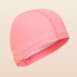 Bonnet De Bain Maille Silicone PRINT BIRD CORAIL -Freedive Soldes bonnet de bain maille silicone print bird corail 3