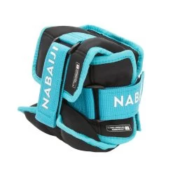 Bracelets Lestés Avec Boucle Aquagym Bleu 2*0,75 KG -Freedive Soldes bracelets lestes avec boucle aquagym bleu 2075 kg 6