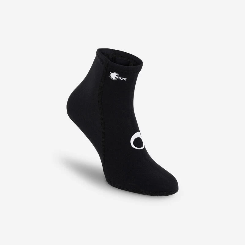 Chaussettes Plongée Néoprène 2mm - Noir 3 Chaussettes Plongée Néoprène 2mm - Noir