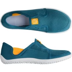 Chaussures Aquatiques Aquashoes 120 Enfant Bleues Jaunes 10 Chaussures Aquatiques Aquashoes 120 Enfant Bleues Jaunes -Freedive Soldes chaussures aquatiques aquashoes 120 enfant bleues jaunes 1