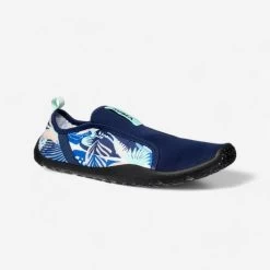 Chaussures Aquatiques élastiques Adulte - Aquashoes 120 Leaf Semelles Noires