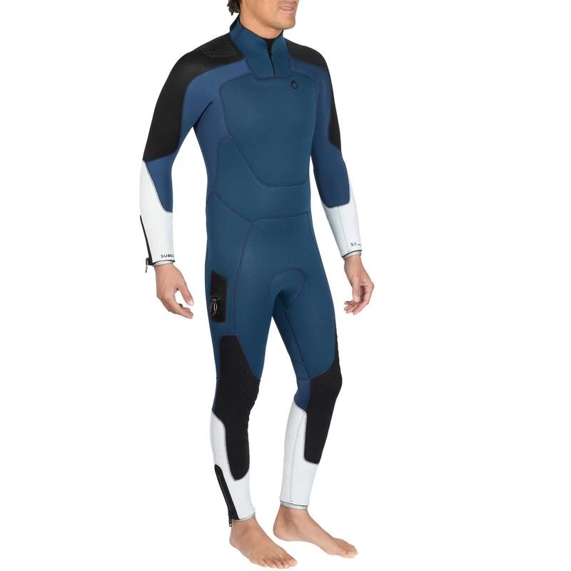 Combinaison De Plongée Bouteille Neoprene SCD 900 5 Mm Avec Fermeture Dorsale 5 Combinaison De Plongée Bouteille Neoprene SCD 900 5 Mm Avec Fermeture Dorsale – Image 3
