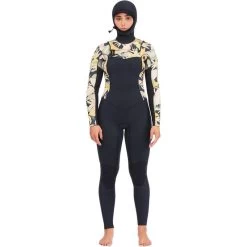 Billabong Combinaison De Surf Salty Dayz 4/3mm - Zip Poitrine - Noir Dames -Freedive Soldes combinaison de surf salty dayz 43mm zip poitrine noir dames 1