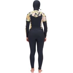 Billabong Combinaison De Surf Salty Dayz 4/3mm - Zip Poitrine - Noir Dames -Freedive Soldes combinaison de surf salty dayz 43mm zip poitrine noir dames 2