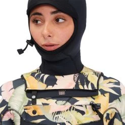 Billabong Combinaison De Surf Salty Dayz 4/3mm - Zip Poitrine - Noir Dames -Freedive Soldes combinaison de surf salty dayz 43mm zip poitrine noir dames 5