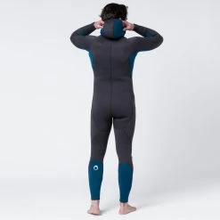 Combinaison Plongée Homme Néoprène 5mm - SCD 500 Noir Et Bleu -Freedive Soldes combinaison plongee homme neoprene 5mm scd 500 noir et bleu 2