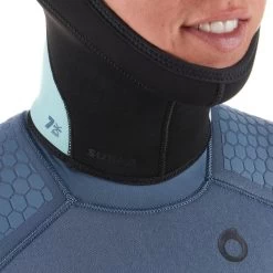 Combinaison Plongée Semi-étanche Femme Néoprène 7mm - Bleu Gris -Freedive Soldes combinaison plongee semi etanche femme neoprene 7mm bleu gris 5