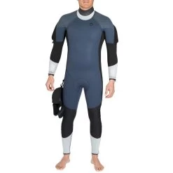 Combinaison Plongée Semi-étanche Homme Néoprène 7mm - Bleu Gris 14 Combinaison Plongée Semi-étanche Homme Néoprène 7mm - Bleu Gris -Freedive Soldes combinaison plongee semi etanche homme neoprene 7mm bleu gris 2