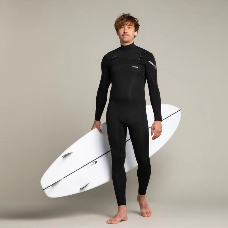 Combinaison Surf Néoprène 4/3 Mm Homme - 900 Noir 3 Combinaison Surf Néoprène 4/3 Mm Homme - 900 Noir