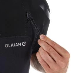 Combinaison Surf Shorty 900 Néoprène No Zip Homme Noire Manches Courtes -Freedive Soldes combinaison surf shorty 900 neoprene no zip homme noire manches courtes 4