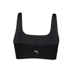 Haut De Bikini à Encolure Côtelée Dégagée Pour Femme PUMA Noir -Freedive Soldes haut de bikini a encolure cotelee degagee pour femme puma noir 6