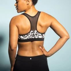 Haut De Maillot De Bain Aquagym-Aquabike Femme Lou Lica Blanc Noir -Freedive Soldes haut de maillot de bain aquagym aquabike femme lou lica blanc noir 2