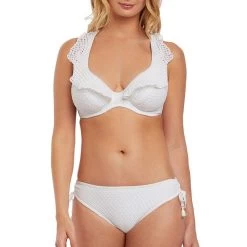 Haut De Maillot Plongeant à Armatures Maille Crochet Bohemia -Freedive Soldes haut de maillot plongeant a armatures maille crochet bohemia 2