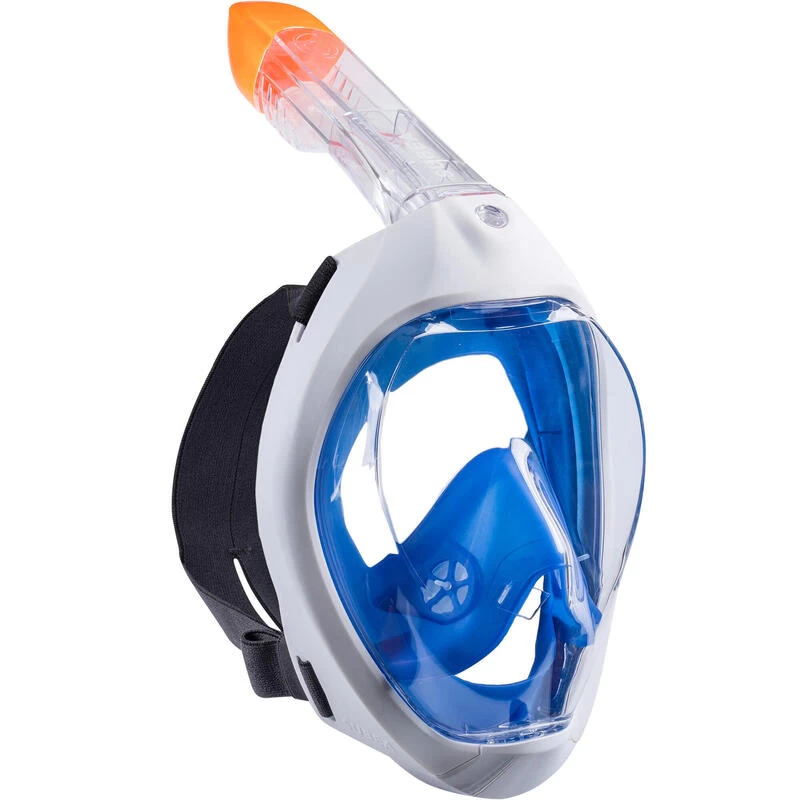 Kit De Snorkeling Masque Easybreath 500 Palmes Adulte - Bleu 5 Kit De Snorkeling Masque Easybreath 500 Palmes Adulte - Bleu – Image 3