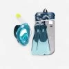 Kit De Snorkeling Masque Easybreath 540FT Freetalk Palmes Bleu Adulte Corail -Freedive Soldes kit de snorkeling masque easybreath 540ft freetalk palmes bleu adulte corail