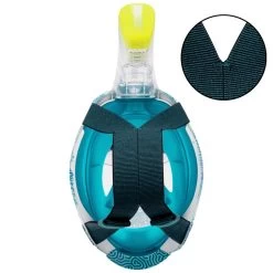 Kit De Snorkeling Masque Easybreath 540FT Freetalk Palmes Bleu Adulte Corail -Freedive Soldes kit de snorkeling masque easybreath 540ft freetalk palmes bleu adulte corail 4