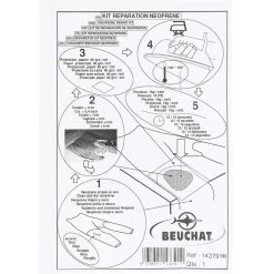 BEUCHAT Kit Pièce De Réparation Néoprène -Freedive Soldes kit piece de reparation neoprene 2