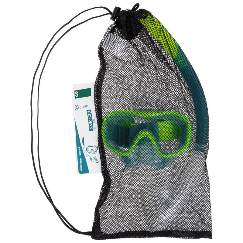 Kit Plongée Masque Et Tuba Snorkeling 100 Valve Enfant Vert Fluo 12 Kit Plongée Masque Et Tuba Snorkeling 100 Valve Enfant Vert Fluo – Image 10