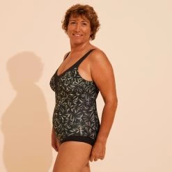 Maillot De Bain 1 Pièce Aquagym Femme Clara Pipa Noir -Freedive Soldes maillot de bain 1 piece aquagym femme clara pipa noir 2