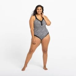 Maillot De Bain 1 Pièce Femme Clara Zeb Noir -Freedive Soldes maillot de bain 1 piece femme clara zeb noir 6
