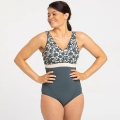 Maillot De Bain 1 Pièce Femme Mia Palm Beige Kaki. Bonnet D/E 12 Maillot De Bain 1 Pièce Femme Mia Palm Beige Kaki. Bonnet D/E -Freedive Soldes maillot de bain 1 piece femme mia palm beige kaki bonnet de 4