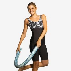 Maillot De Bain 1 Pièce Jammer Aquagym Femme Doli Boo Noir