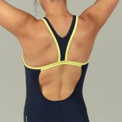 Maillot De Bain 1 Pièce Natation Femme SPEEDO FLYBACK DIGI Bleu Foncé -Freedive Soldes maillot de bain 1 piece natation femme speedo flyback digi bleu fonce 4