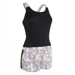 Maillot De Bain 1 Pièce Short Loose Aquafitness Femme Sofi Noir Daph Blanc -Freedive Soldes maillot de bain 1 piece short loose aquafitness femme sofi noir daph blanc 7