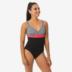 Maillot De Bain Gainant Femme 1 Pièce Kaipearl Triki Mipy Noir -Freedive Soldes maillot de bain gainant femme 1 piece kaipearl triki mipy noir 2