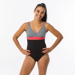 Maillot De Bain Gainant Femme 1 Pièce Kaipearl Triki Mipy Noir -Freedive Soldes maillot de bain gainant femme 1 piece kaipearl triki mipy noir 3