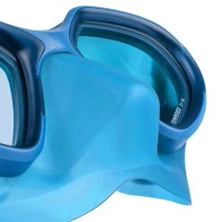 Masque Apnée Petit Volume - 500 Dual Bleu Pétrole -Freedive Soldes masque apnee petit volume 500 dual bleu petrole 5