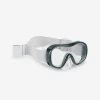 Masque Plongée Enfant - 100 Gris Perle 1 Masque Plongée Enfant - 100 Gris Perle -Freedive Soldes masque plongee enfant 100 gris perle