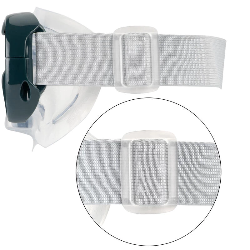 Masque Plongée Enfant - 100 Gris Perle 9 Masque Plongée Enfant - 100 Gris Perle – Image 7