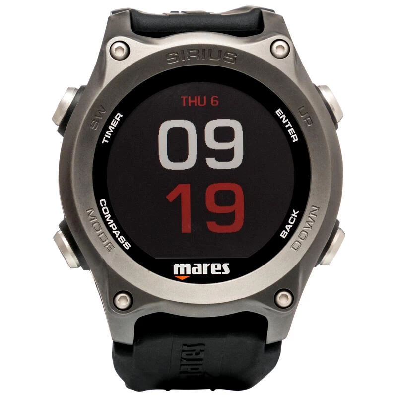 Ordinateur De Plongée Mares Sirius Noir Gris 5 Ordinateur De Plongée Mares Sirius Noir Gris – Image 3