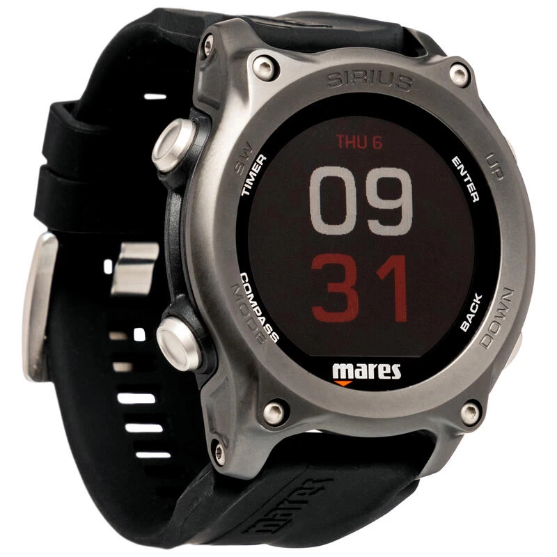 Ordinateur De Plongée Mares Sirius Noir Gris 3 Ordinateur De Plongée Mares Sirius Noir Gris