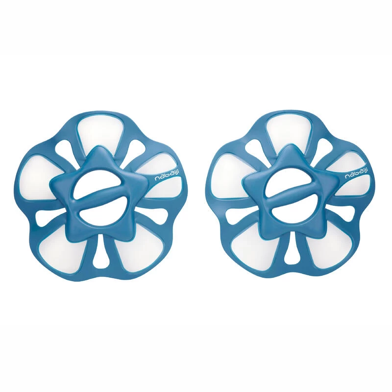 Paire D'haltères Aquatiques Pullpush Flower L Aquagym Blanc Bleu 8 Paire D'haltères Aquatiques Pullpush Flower L Aquagym Blanc Bleu – Image 6