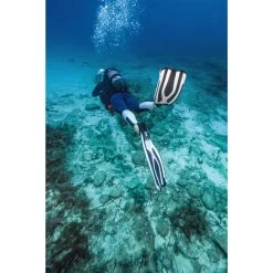 Palmes Plongée - FF 500 Power Blanc Noir -Freedive Soldes palmes plongee ff 500 power blanc noir 1