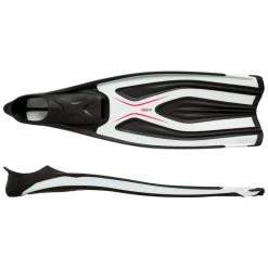Palmes Plongée - FF 500 Power Blanc Noir -Freedive Soldes palmes plongee ff 500 power blanc noir 2