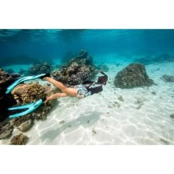 Palmes Plongée - FF 500 Soft Turquoise Fluo 10 Palmes Plongée - FF 500 Soft Turquoise Fluo -Freedive Soldes palmes plongee ff 500 soft turquoise fluo 1