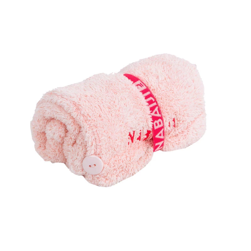 Serviette De Bain Microfibre Douce Pour Cheveux Rose Clair 4 Serviette De Bain Microfibre Douce Pour Cheveux Rose Clair â Image 2