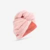 Serviette De Bain Microfibre Douce Pour Cheveux Rose Clair -Freedive Soldes serviette de bain microfibre douce pour cheveux rose clair