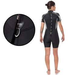 Shorty Plongée MARES Femme Néoprène 2,5mm - REEF Noir/gris 11 Shorty Plongée MARES Femme Néoprène 2,5mm - REEF Noir/gris -Freedive Soldes shorty plongee mares femme neoprene 25mm reef noirgris 2