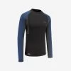 Tee Shirt Anti Uv Manches Longues Homme - 500 Noir Bleu 1 Tee Shirt Anti Uv Manches Longues Homme - 500 Noir Bleu -Freedive Soldes tee shirt anti uv manches longues homme 500 noir bleu