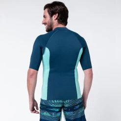 Top Anti UV Manches Courtes Homme Néoprène 1 Mm - Bleu 9 Top Anti UV Manches Courtes Homme Néoprène 1 Mm - Bleu -Freedive Soldes top anti uv manches courtes homme neoprene 1 mm bleu 2