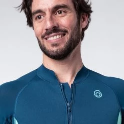 Top Anti UV Manches Courtes Homme Néoprène 1 Mm - Bleu 10 Top Anti UV Manches Courtes Homme Néoprène 1 Mm - Bleu -Freedive Soldes top anti uv manches courtes homme neoprene 1 mm bleu 3
