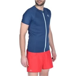 Top De Snorkeling 1,5mm SNK 100 Homme Bleu Foncé -Freedive Soldes top de snorkeling 15mm snk 100 homme bleu fonce 3